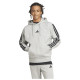 Adidas Ανδρικό φούτερ Essentials 3-S Fleece Hoodie Adidas Ανδρικό φούτερ Essentials 3-S Fleece Hoodie